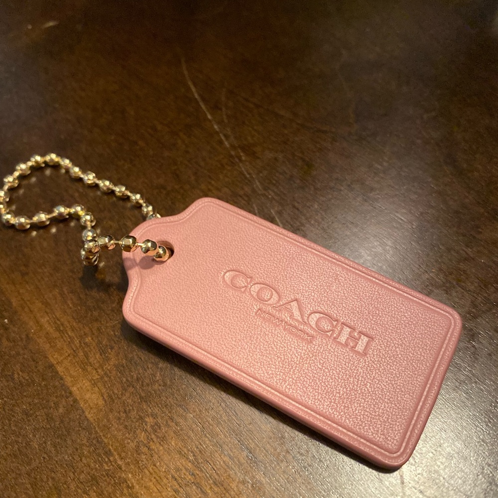 Coach bag tag new without tag
